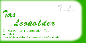 tas leopolder business card